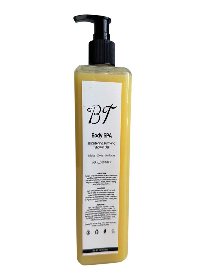 BT Body Spa Exfoliating Body Care Set – Vitamin C Body Scrub, Peach Gel Body Wash & Turmeric Body Wash for Smooth, Glowing Skin. - Image 4